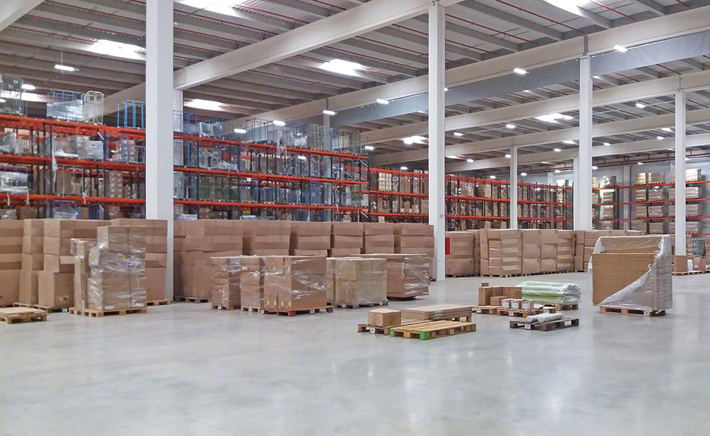 The pallet racking houses 51,149 pallets
