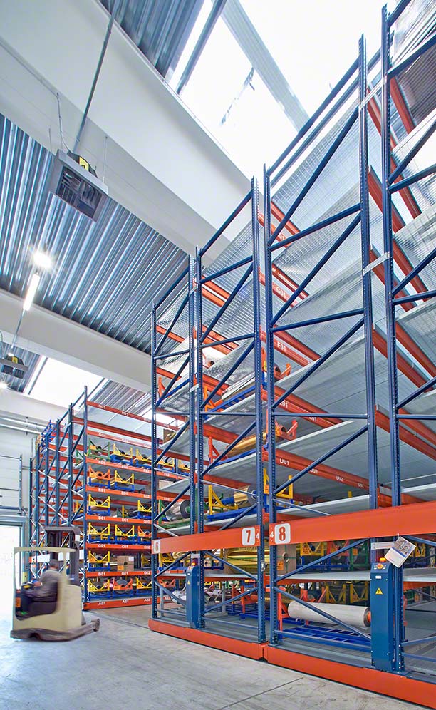Luxoro's Movirack mobile racking offers direct access