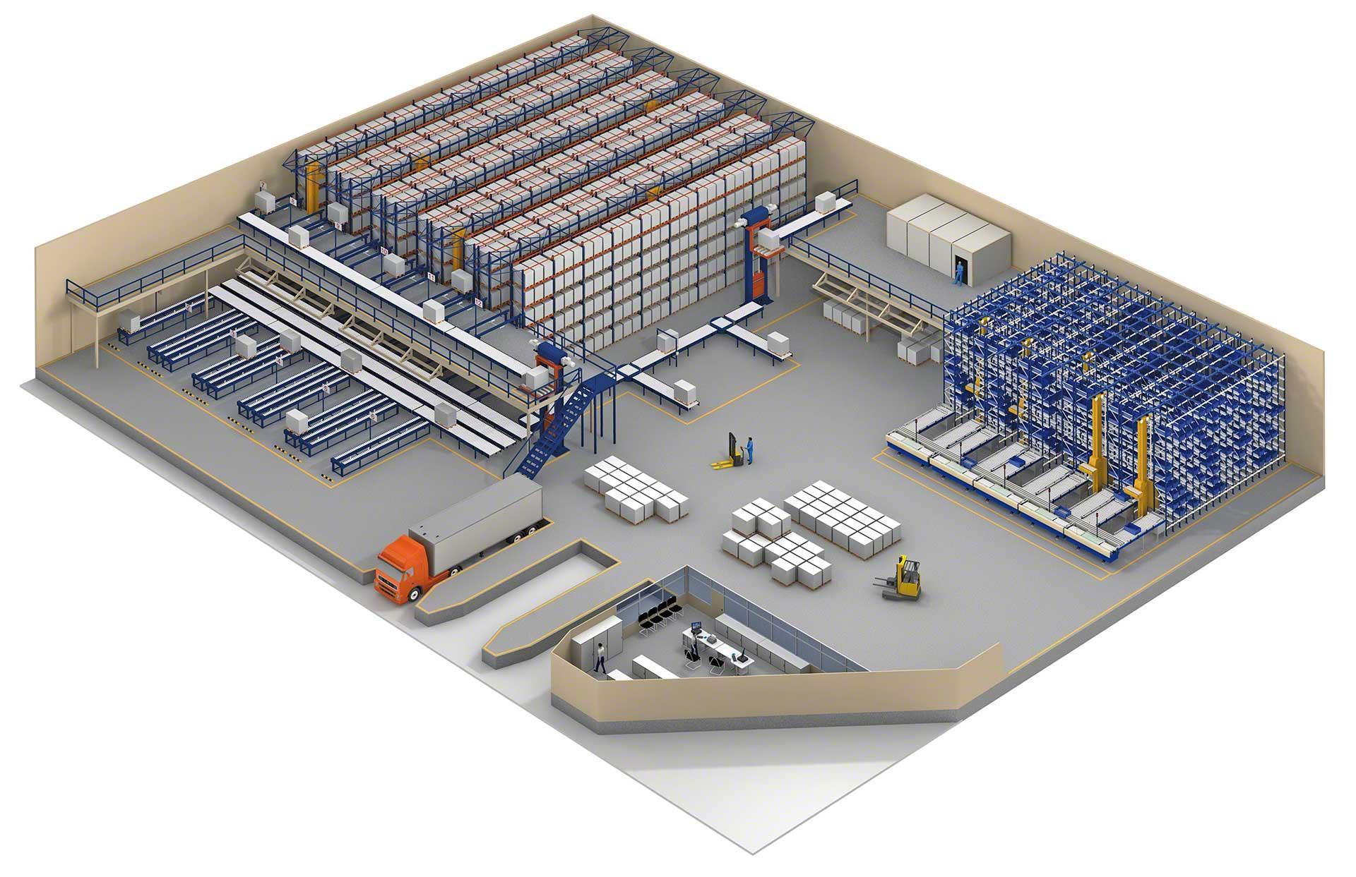 The proper organisation and distribution of space is one of the keys to successful management of a logistics warehouse